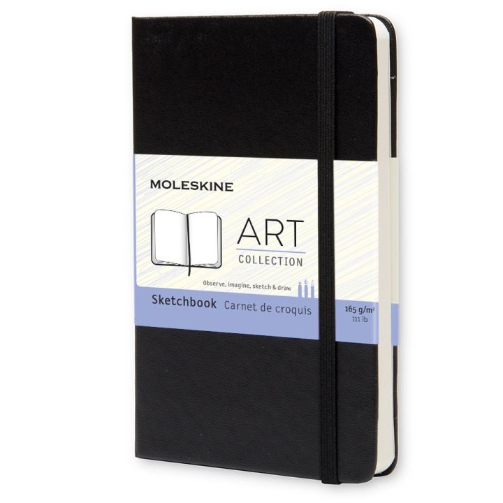 Sketchbook ART collection Pocket Black i gruppen  Papir & Blokk / Artistblokk / Skissebøker hos Pen Store (100381)