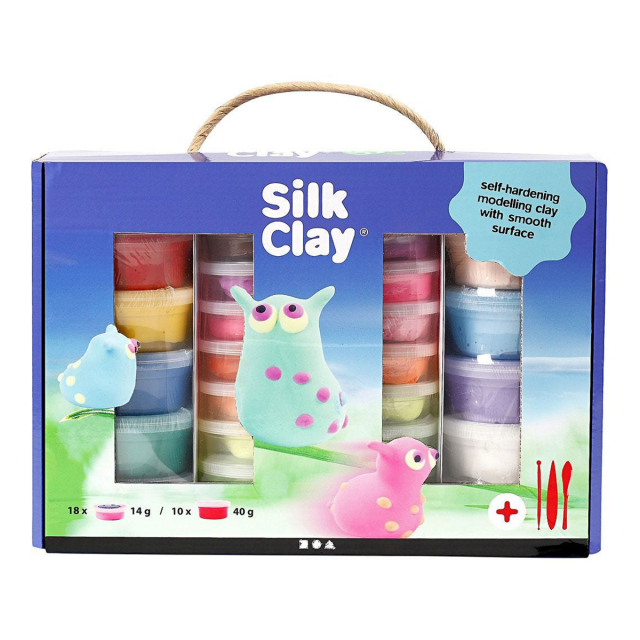 Silk Clay Crafting Box Blandede farger