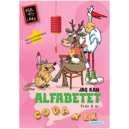 Jeg kan alfabetet (6 år+) i gruppen Kids / Kul og læring / Fargeleggings- og håndverksbøker hos Pen Store (131101)