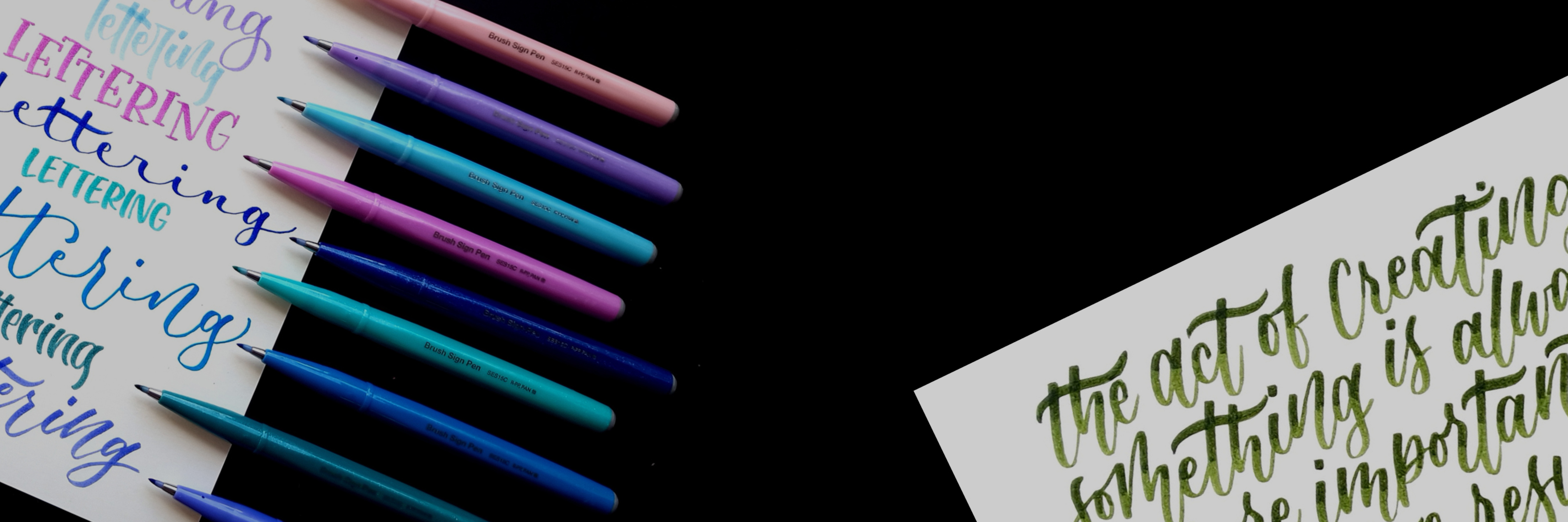 Brush lettering i 5 enkle trinn