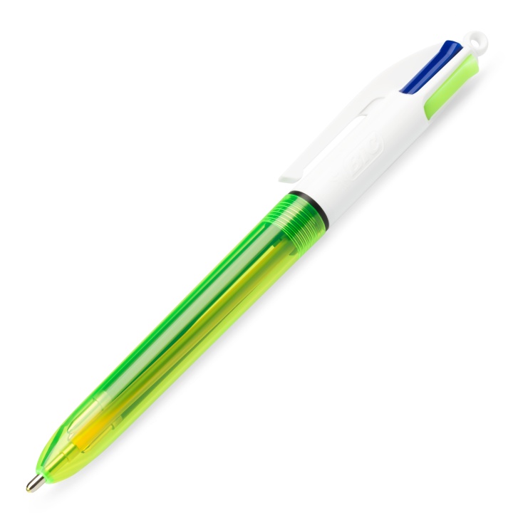 4 Colours Fluo Multi Ballpoint Pen i gruppen Penner / Skrive / Multipenner hos Pen Store (100224)