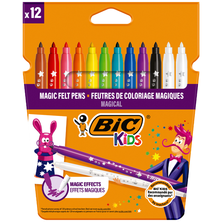 Kids Magic Erasable Tusjpenner 12-set i gruppen Kids / Barnepenner / Tusjer for barn hos Pen Store (100255)