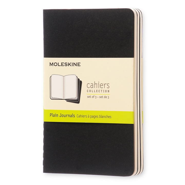 Cahier Notebook Pocket Black i gruppen  Papir & Blokk / Skrive og ta notater / Notatbøker hos Pen Store (100316_r)