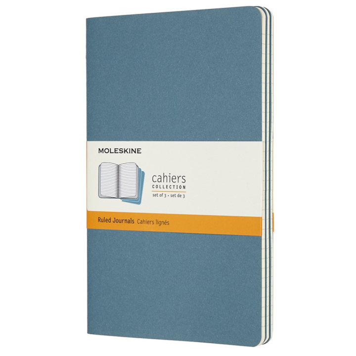 Cahier Large Notebook Brisk Blue Ruled i gruppen  Papir & Blokk / Skrive og ta notater / Notatbøker hos Pen Store (100330)