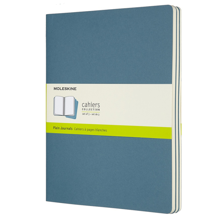 Cahier XL Notebook Brisk Blue Plain i gruppen  Papir & Blokk / Skrive og ta notater / Notatbøker hos Pen Store (100331)