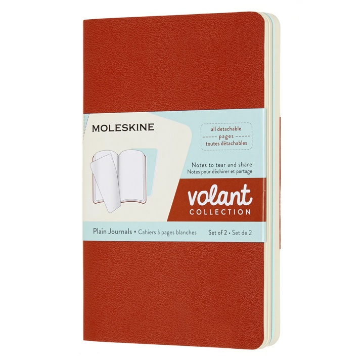 Volant Pocket Orange/Blue Plain i gruppen  Papir & Blokk / Skrive og ta notater / Notisbøker hos Pen Store (100342)