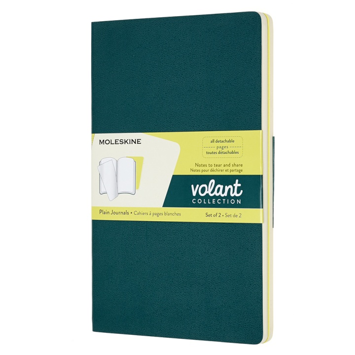 Volant Large Green/Lemon Plain i gruppen  Papir & Blokk / Skrive og ta notater / Skriveblokker og hefter hos Pen Store (100348)