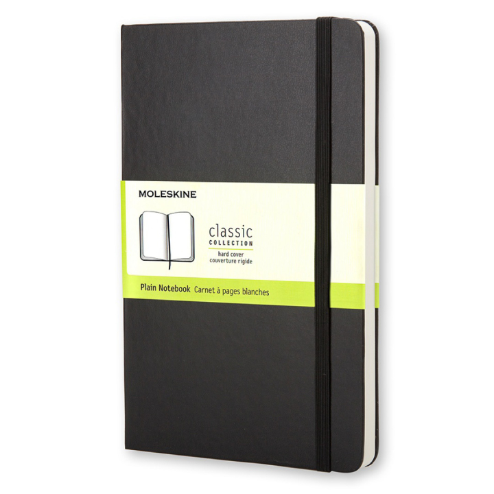 Classic Hard Cover Notebook Pocket Black i gruppen  Papir & Blokk / Skrive og ta notater / Notatbøker hos Pen Store (100349_r)