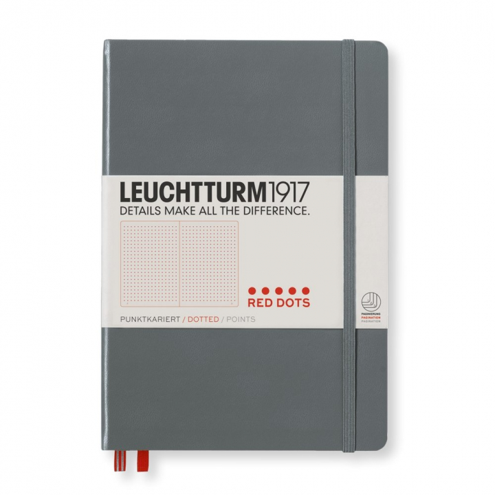 Notebook Red Dots (Special Edition) A5 Medium i gruppen  Papir & Blokk / Skrive og ta notater / Notatbøker hos Pen Store (100673_r)