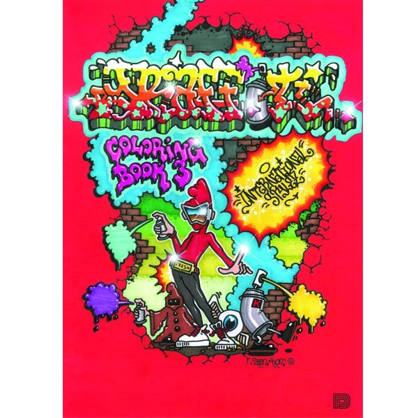 Graffiti Coloring Book 3 - International Styles i gruppen Kids / Kul og læring / Fargeleggings- og håndverksbøker hos Pen Store (101372)