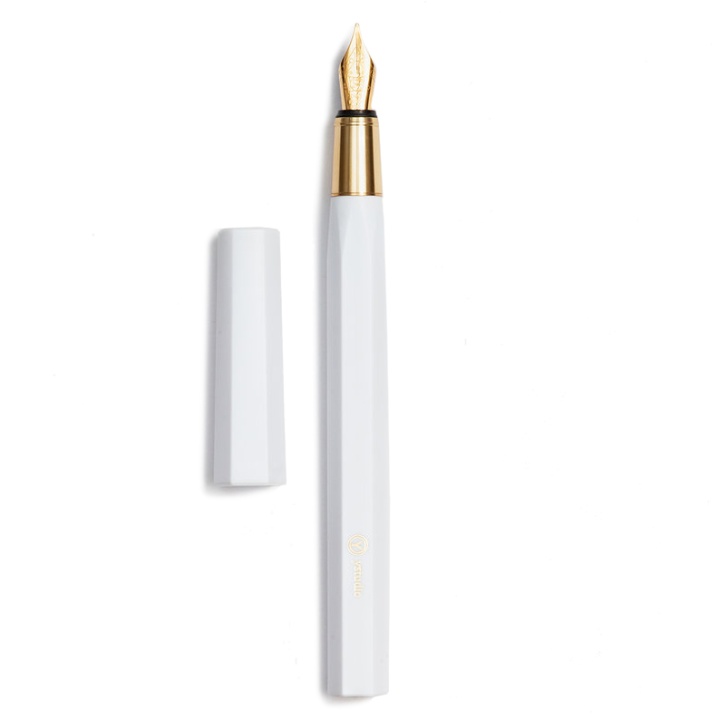 Fountain Pen Resin White Medium i gruppen Penner / Fine Writing / Fyllepenner hos Pen Store (101382)