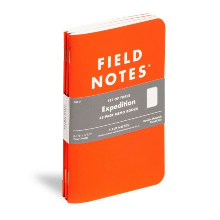 Memo Book Expedition 3-pakke