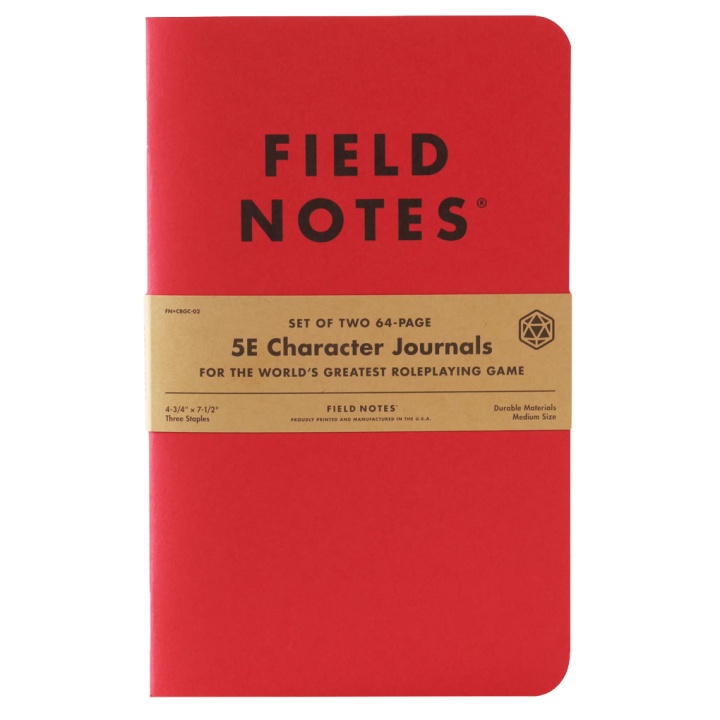 5E Character Journal 2-pakke i gruppen  Papir & Blokk / Skrive og ta notater / Skriveblokker og hefter hos Pen Store (101443)