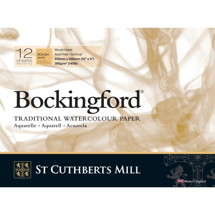 Bockingford Akvarellblokk Rough 300g 31x23cm i gruppen  Papir & Blokk / Artistblokk / Akvarellpapir hos Pen Store (101501)