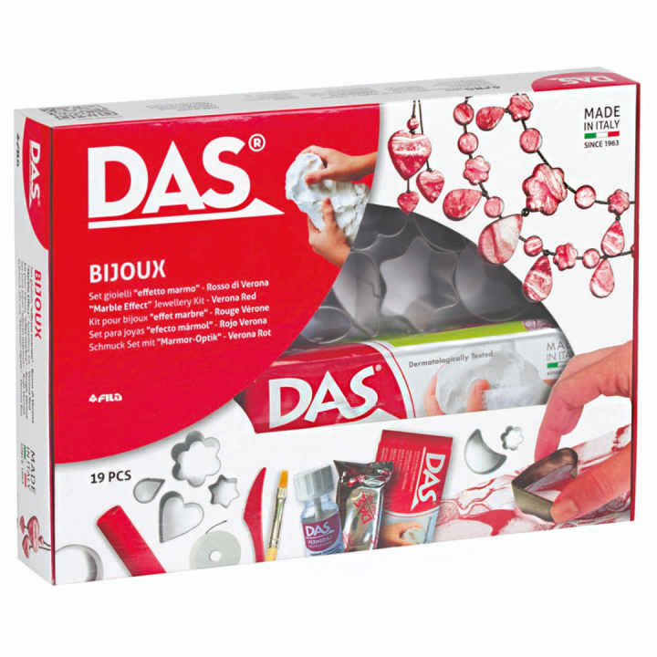 Idea Mix Bijoux Set Black - 19 deler i gruppen Hobby & Kreativitet / Skape / Modelleire / Lufttørkende leirer hos Pen Store (101586)