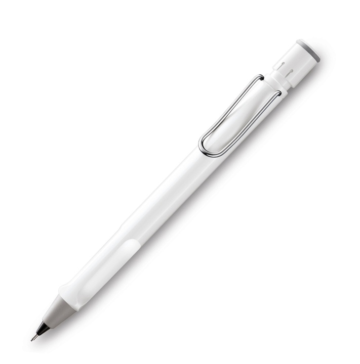 Safari Mekanisk Blyant 0.5 Shiny White i gruppen Penner / Skrive / Blyantpenner hos Pen Store (102021)