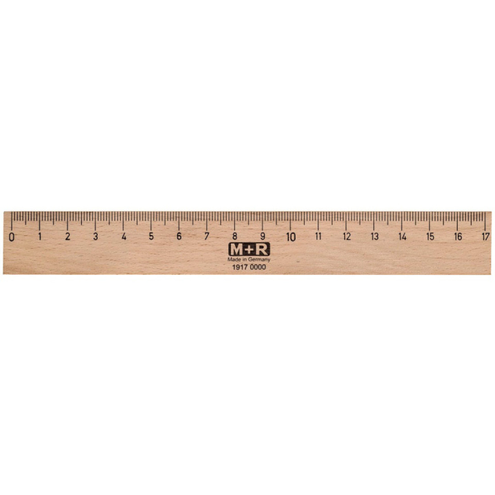 Trelinjal 17 cm i gruppen Hobby & Kreativitet / Hobbytilbehør / Linjaler / Trelinjal hos Pen Store (102246)