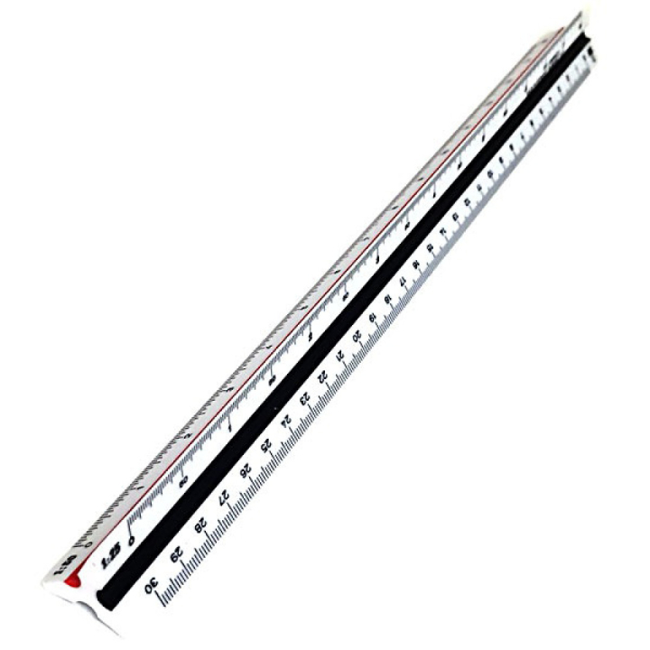 Skalalinjal 30 cm 20-125 i gruppen Hobby & Kreativitet / Hobbytilbehør / Linjaler / Skalalinjal hos Pen Store (102250)