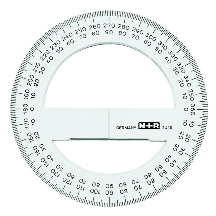 Gradskive 360° i gruppen Hobby & Kreativitet / Hobbytilbehør / Linjaler / Gradskive hos Pen Store (102267)