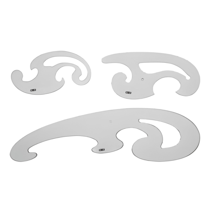 Ruler French Curve i gruppen Hobby & Kreativitet / Hobbytilbehør / Linjaler / Plastlinjal hos Pen Store (102294)