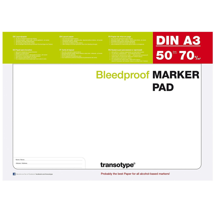 Marker Pad A3-pad i gruppen  Papir & Blokk / Artistblokk / Markerblokk hos Pen Store (103280)