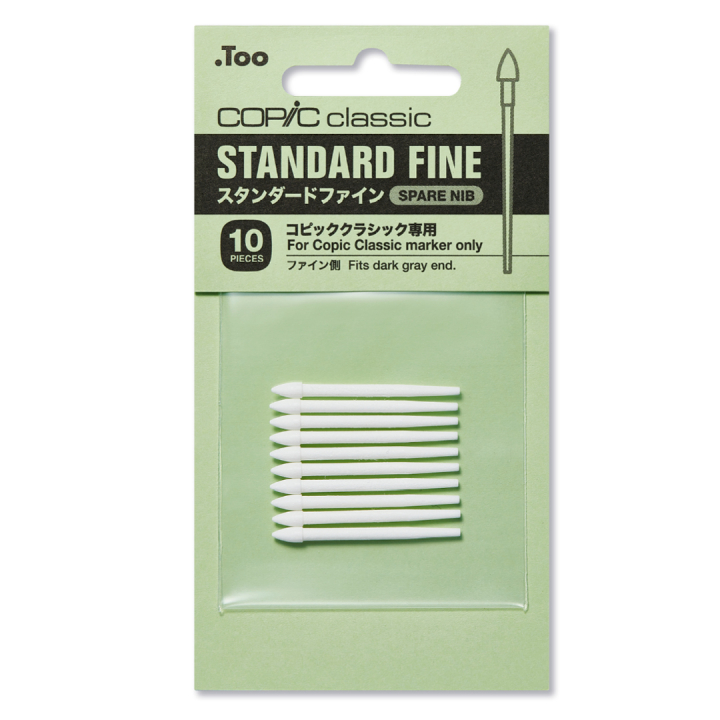 Classic Tip Fine 10-pakke i gruppen Penner / Penntilbehør / Tilbehør og reservedeler hos Pen Store (103505)
