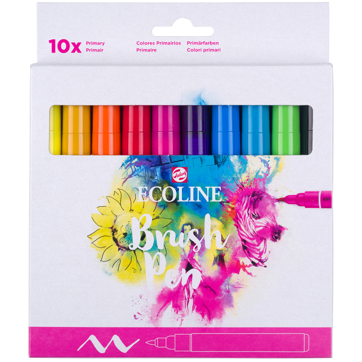 Brush Pen 10-set i gruppen Penner / Kunstnerpenner / Penselpenner hos Pen Store (103718)