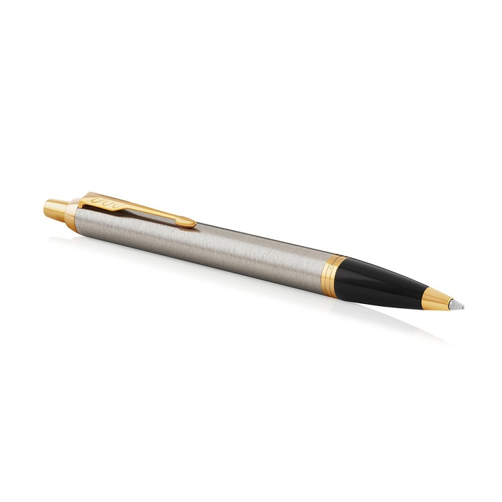 IM Brushed/Gold Kulepenn i gruppen Penner / Fine Writing / Kulepenner hos Pen Store (104675)