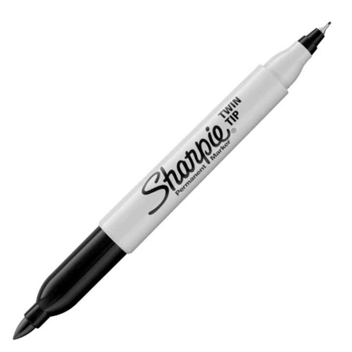 Twin-tip Marker Black i gruppen Penner / Kunstnerpenner / Tusjpenner hos Pen Store (104782)