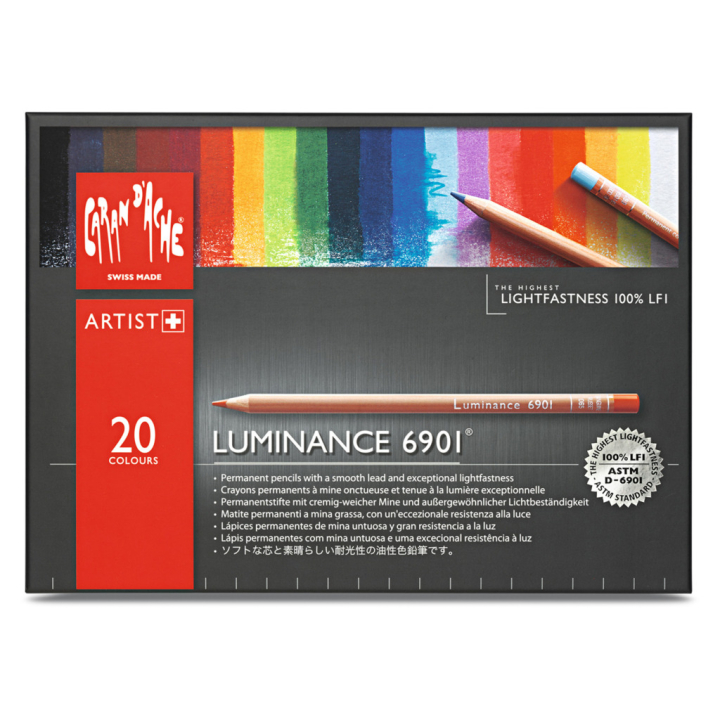 Luminance 6901 20-set i gruppen Penner / Kunstnerpenner / Fargeblyanter hos Pen Store (104932)