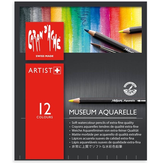 Museum Aquarelle 12-pakke i gruppen Penner / Kunstnerpenner / Akvarellblyanter hos Pen Store (104933)