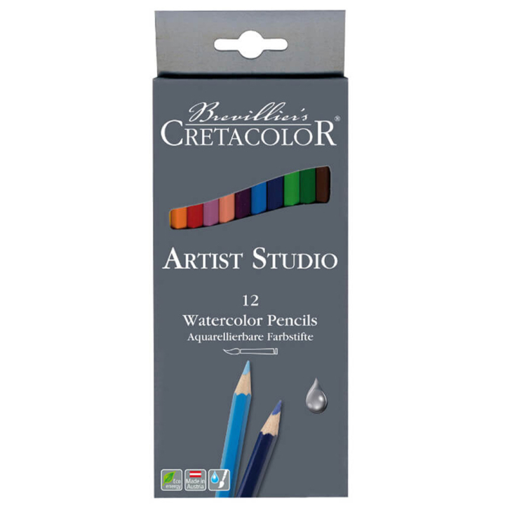 Artist Studio akvarellblyanter 12-pakke i gruppen Penner / Kunstnerpenner / Akvarellblyanter hos Pen Store (105028)
