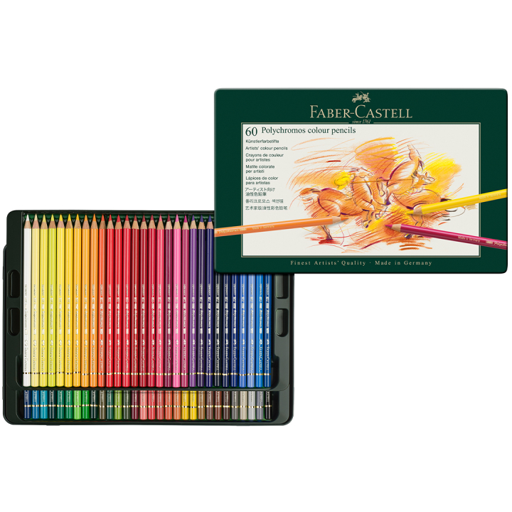 Fargeblyanter Polychromos 60-set i gruppen Penner / Kunstnerpenner / Fargeblyanter hos Pen Store (105077)