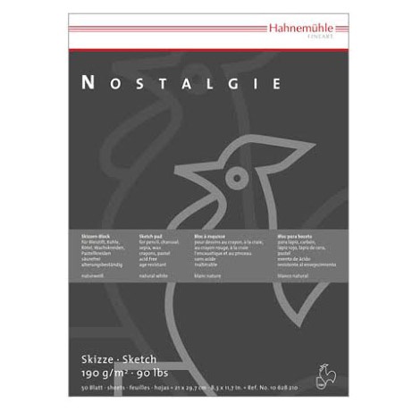 Nostalgie Sketch pad A5 i gruppen  Papir & Blokk / Artistblokk / Tegne- og skisseblokk hos Pen Store (105164)