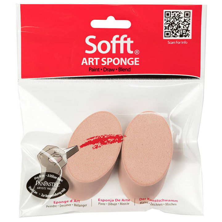 Sofft Art Sponge Round Angle Slice i gruppen Kunstnermateriell / Kunstnertilbehør / Ruller og svamper hos Pen Store (106075)