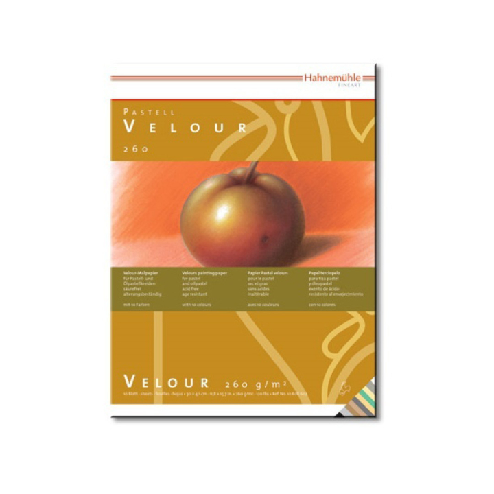 Pastell Velour Paper A3 Colored i gruppen  Papir & Blokk / Artistblokk / Pastelblokk hos Pen Store (106112)