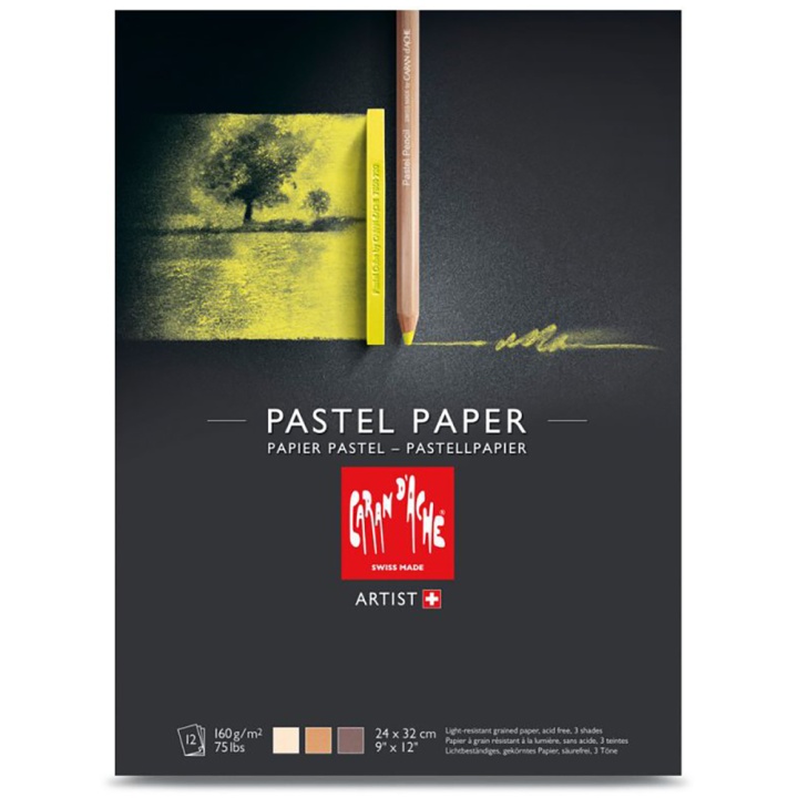Pastel Paper A4 i gruppen  Papir & Blokk / Artistblokk / Pastelblokk hos Pen Store (106121)