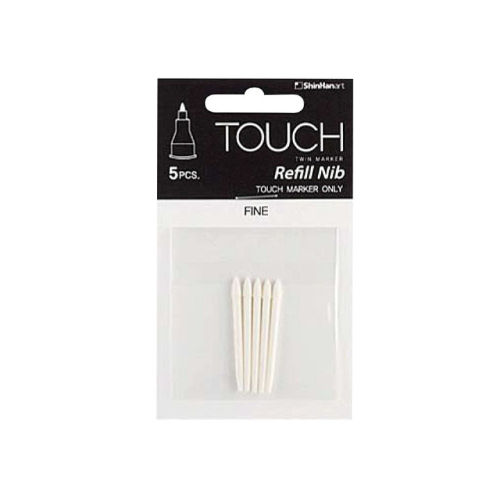 Twin Marker Nibs 5-pakke i gruppen Penner / Penntilbehør / Tilbehør og reservedeler hos Pen Store (106202)
