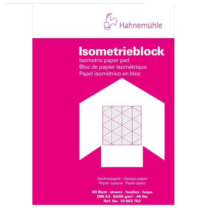 Isometric Paper Pad A4 i gruppen  Papir & Blokk / Artistblokk / Tracing og sporingspapir hos Pen Store (106221)