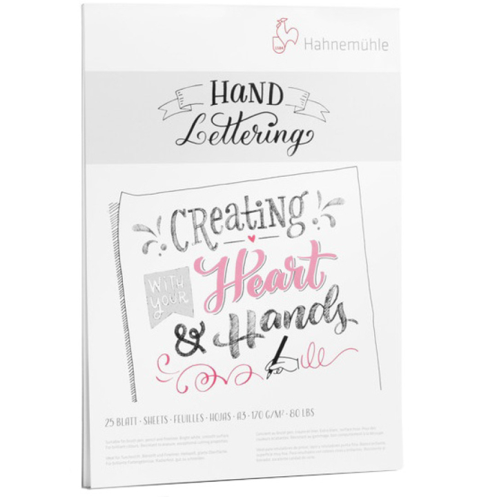 Hand Lettering paper A4 i gruppen  Papir & Blokk / Artistblokk / Tegne- og skisseblokk hos Pen Store (106274)