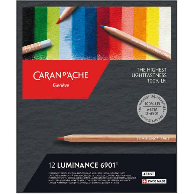 Luminance 6901 12-set i gruppen Penner / Kunstnerpenner / Fargeblyanter hos Pen Store (106639)