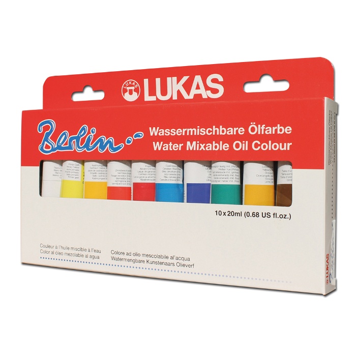 Berlin Oljemaling Vannløselig Selection 20 ml 10-set i gruppen Kunstnermateriell / Kunstnerfarge / Oljemaling hos Pen Store (107248)