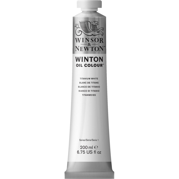 Winton Oljemaling 200 ml Zinc white 748 i gruppen Kunstnermateriell / Kunstnerfarge / Oljemaling hos Pen Store (107445)