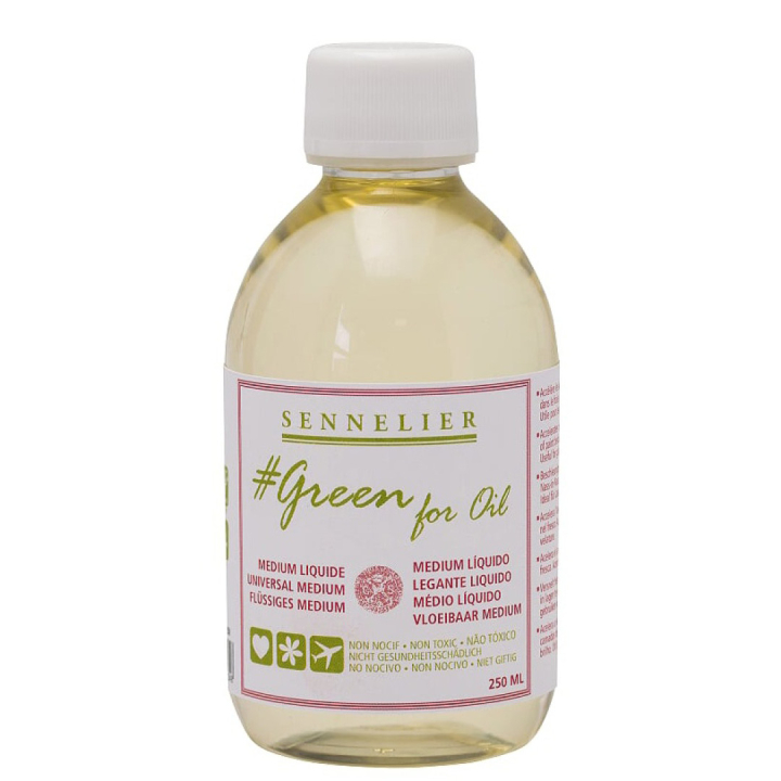 Green For Oil Liquid Medium 250 ml i gruppen Kunstnermateriell / Malemedier og lakk / Oljemedium hos Pen Store (107500)
