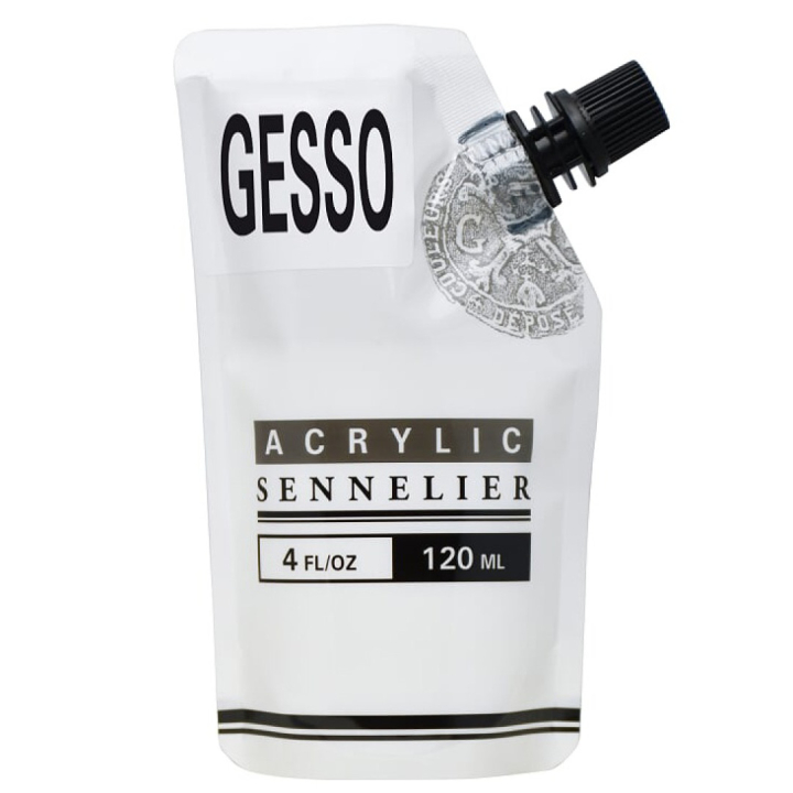 Abstract Gesso 120 ml i gruppen Kunstnermateriell / Malemedier og lakk /  Gesso og grunning hos Pen Store (107528)