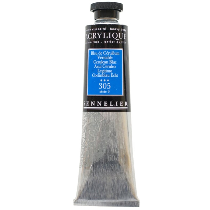 Akrylmaling 60 ml (Price Group 6) Cobalt Turqoise S6 343 i gruppen Kunstnermateriell / Kunstnerfarge / Akrylmaling hos Pen Store (108616)