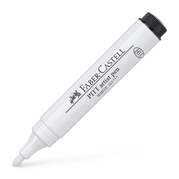 PITT Artist Pen White 1.5 mm i gruppen Penner / Kunstnerpenner / Illustrasjonmarkers hos Pen Store (108842)