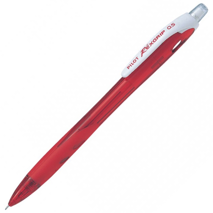 Mekanisk Blyant RexGrip 0,5 red i gruppen Penner / Skrive / Trykkblyanter hos Pen Store (109533)