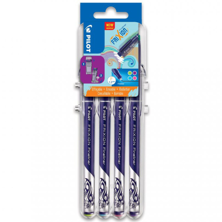 FriXion Fineliner 2GO 4-pakke 2 i gruppen Penner / Skrive / Fineliners hos Pen Store (109707)
