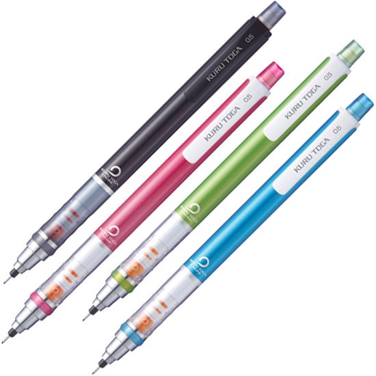 Mekanisk Blyant Kuru Toga 0,5 mm Pink i gruppen Penner / Skrive / Trykkblyanter hos Pen Store (110174)